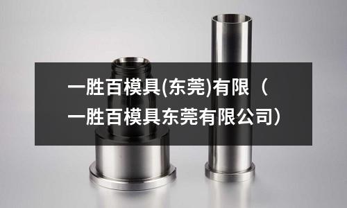 一勝百模具(東莞)有限（一勝百模具東莞有限公司）