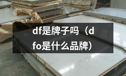 df是牌子嗎（dfo是什么品牌）