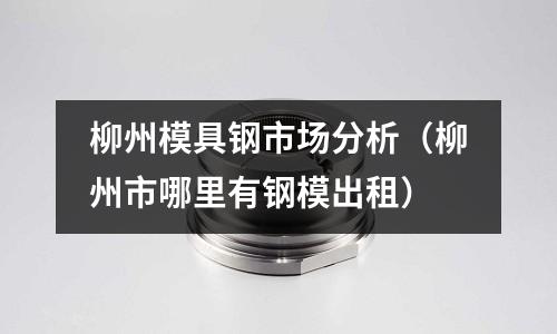 柳州模具鋼市場(chǎng)分析（柳州市哪里有鋼模出租）