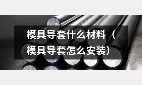 模具導(dǎo)套什么材料(模具導(dǎo)套怎么安裝)