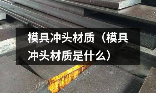 模具沖頭材質（模具沖頭材質是什么）