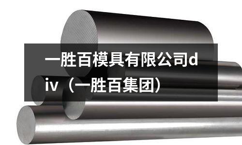 一勝百模具有限公司div(一勝百集團)