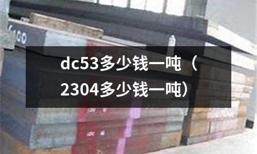 dc53多少錢一噸（2304多少錢一噸）