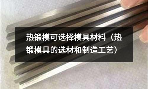 熱鍛模可選擇模具材料(熱鍛模具的選材和制造工藝)
