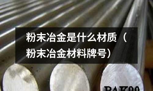 粉末冶金是什么材質（粉末冶金材料牌號）