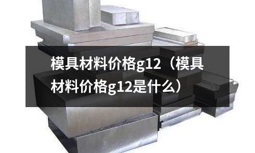 模具材料價(jià)格g12（模具材料價(jià)格g12是什么）