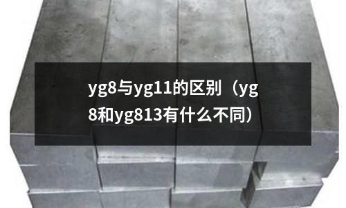 yg8與yg11的區別（yg8和yg813有什么不同）