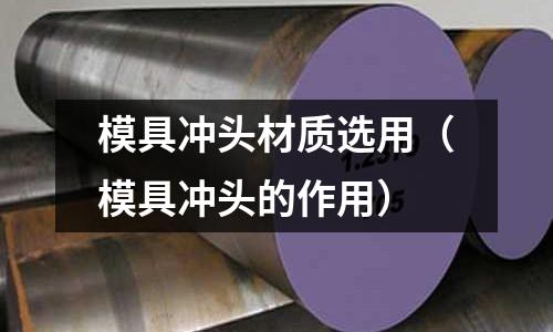 模具沖頭材質選用（模具沖頭的作用）