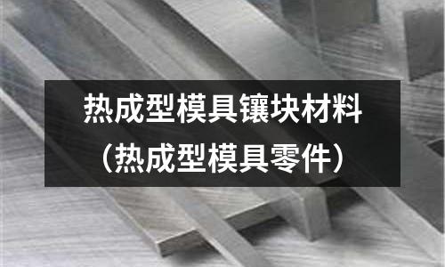熱成型模具鑲塊材料(熱成型模具零件)