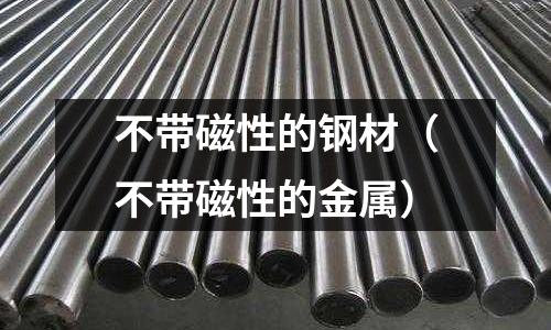 不帶磁性的鋼材（不帶磁性的金屬）