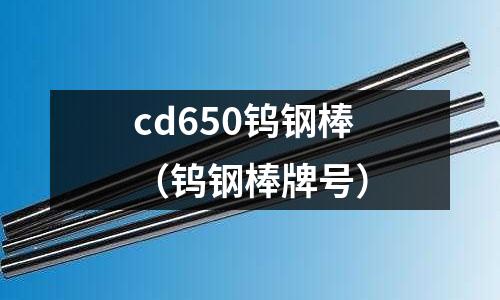cd650鎢鋼棒（鎢鋼棒牌號(hào)）