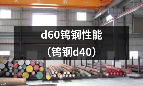 d60鎢鋼性能(鎢鋼d40)