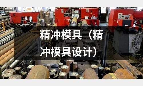精沖模具（精沖模具設計）
