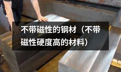 不帶磁性的鋼材（不帶磁性硬度高的材料）