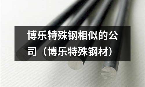 博樂特殊鋼相似的公司（博樂特殊鋼材）
