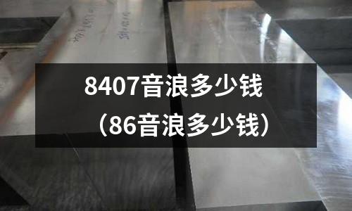 8407音浪多少錢（86音浪多少錢）