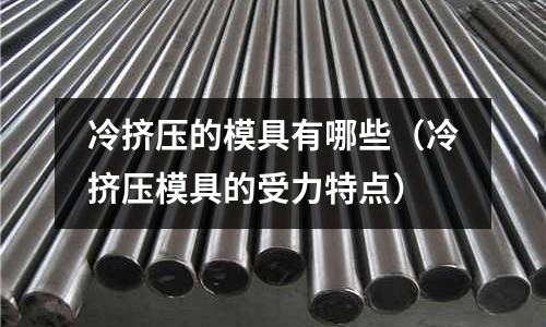 冷擠壓的模具有哪些(冷擠壓模具的受力特點)