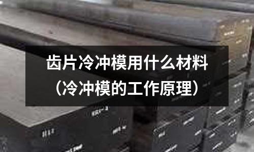 齒片冷沖模用什么材料（冷沖模的工作原理）