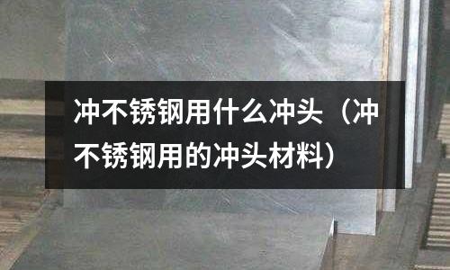 沖不銹鋼用什么沖頭（沖不銹鋼用的沖頭材料）