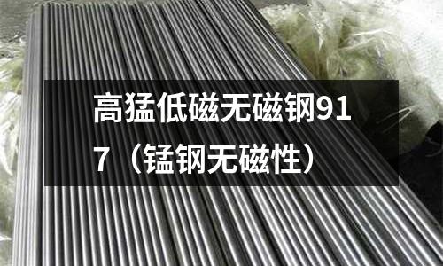 高猛低磁無磁鋼917(錳鋼無磁性)