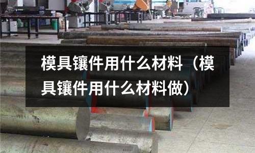 模具鑲件用什么材料(模具鑲件用什么材料做)