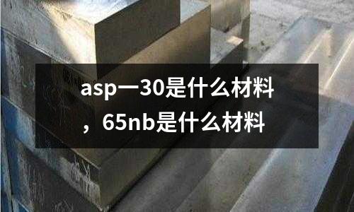 asp一30是什么材料,65nb是什么材料