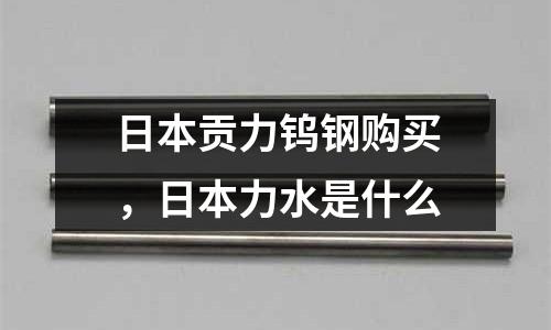 日本貢力鎢鋼購買,日本力水是什么