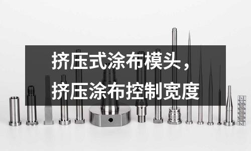 擠壓式涂布模頭，擠壓涂布控制寬度