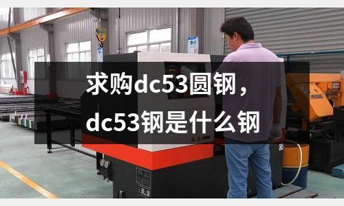 求購dc53圓鋼,dc53鋼是什么鋼