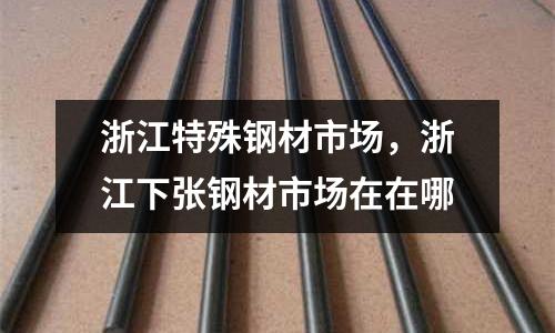 浙江特殊鋼材市場，浙江下張鋼材市場在在哪