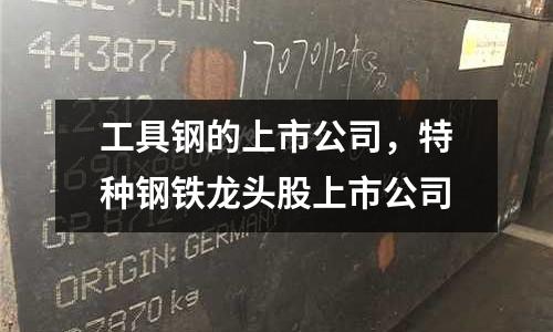 工具鋼的上市公司，特種鋼鐵龍頭股上市公司