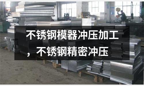 不銹鋼模器沖壓加工，不銹鋼精密沖壓