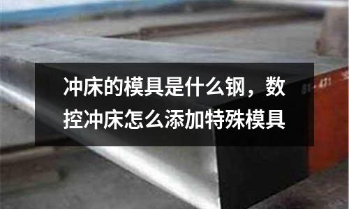 沖床的模具是什么鋼,數(shù)控沖床怎么添加特殊模具