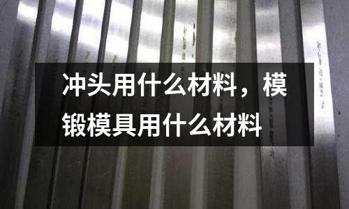 沖頭用什么材料,模鍛模具用什么材料