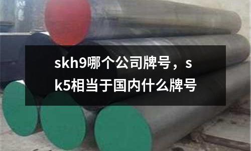 skh9哪個公司牌號,sk5相當于國內什么牌號