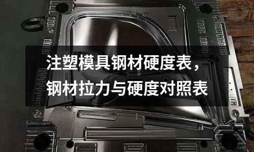 注塑模具鋼材硬度表，鋼材拉力與硬度對照表