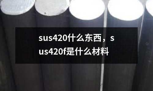 sus420什么東西,sus420f是什么材料