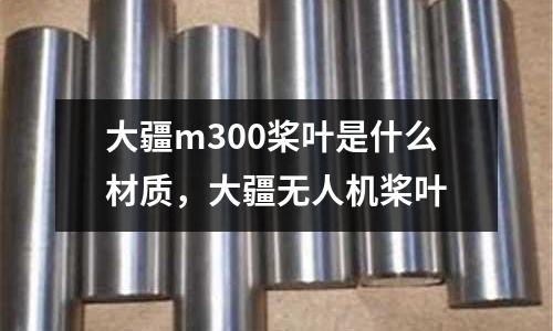 大疆m300槳葉是什么材質，大疆無人機槳葉