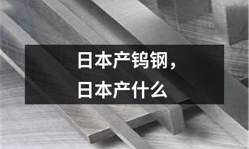 日本產(chǎn)鎢鋼,日本產(chǎn)什么