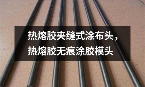 熱熔膠夾縫式涂布頭,熱熔膠無痕涂膠模頭