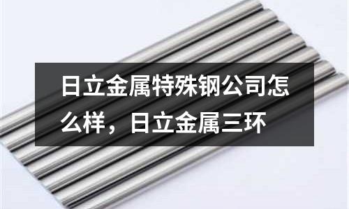 日立金屬特殊鋼公司怎么樣，日立金屬三環