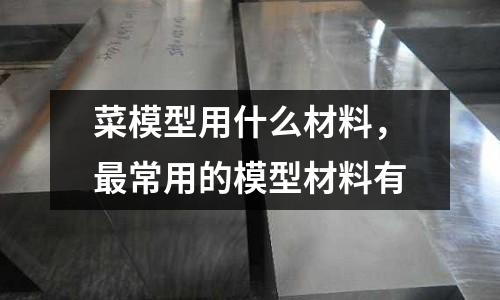 菜模型用什么材料,最常用的模型材料有