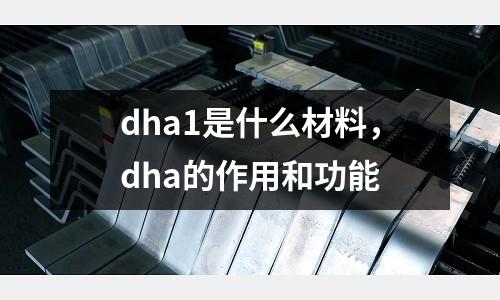 dha1是什么材料,dha的作用和功能
