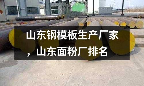 山東鋼模板生產(chǎn)廠家,山東面粉廠排名