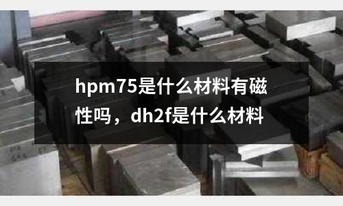 hpm75是什么材料有磁性嗎,dh2f是什么材料