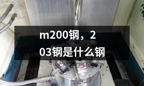 m200鋼,203鋼是什么鋼