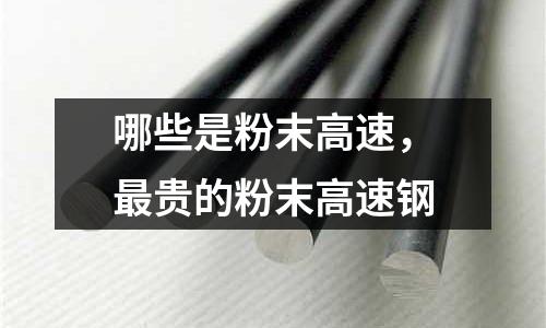 哪些是粉末高速，最貴的粉末高速鋼