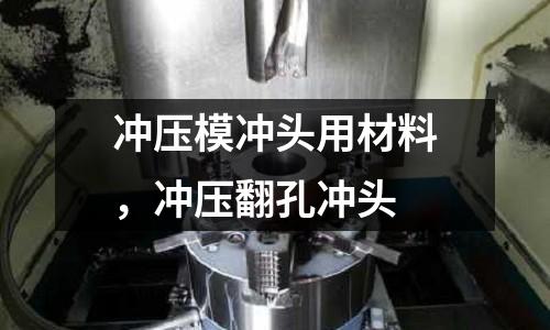 沖壓模沖頭用材料,沖壓翻孔沖頭