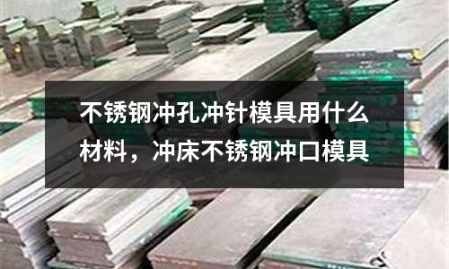 不銹鋼沖孔沖針模具用什么材料,沖床不銹鋼沖口模具