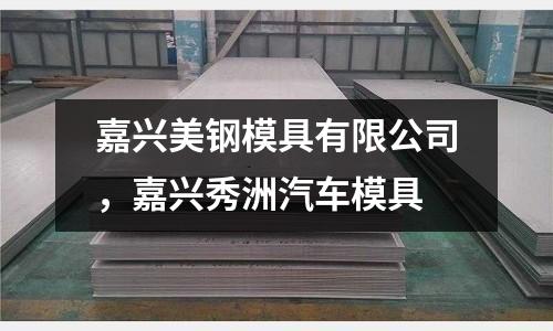 嘉興美鋼模具有限公司,嘉興秀洲汽車模具